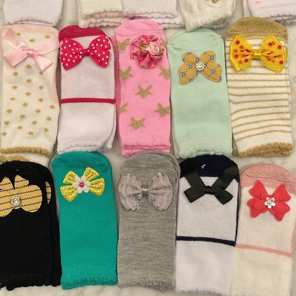 Bom A 20 packs newborn baby socks set (12-24 months old)
